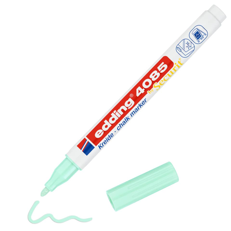 Kreide-Marker, Chalk marker, Grün, Stiftspitze, Tinte