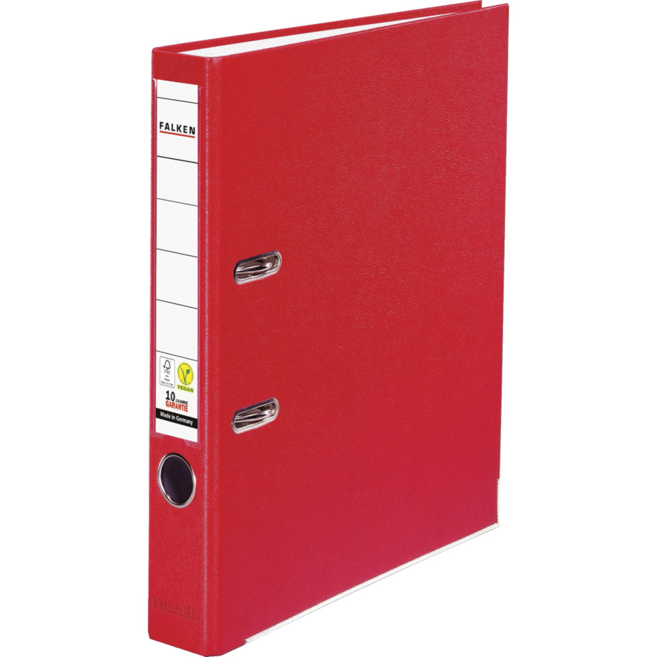 Binder, Ringbinder, roter Ordner, Aktenordner, Büromaterial