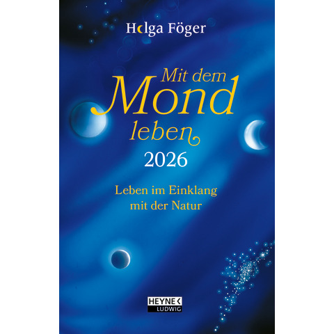 Mondtaschenkalender mit dem Mond leben, 10 x 15,5 cm, 1W/2S HEYNE 23954