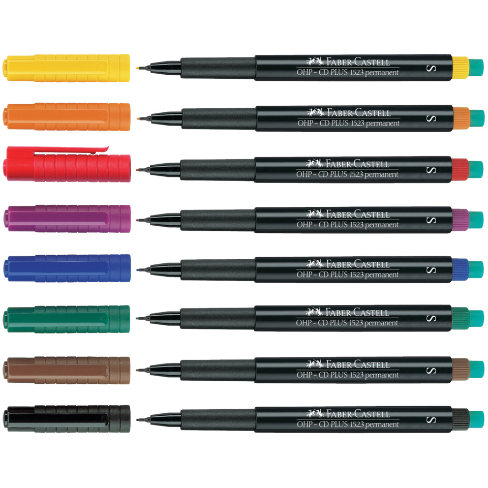 Permanentmarker, Feinkontur, Farbsatz, Marker, Permanentmarker-dual