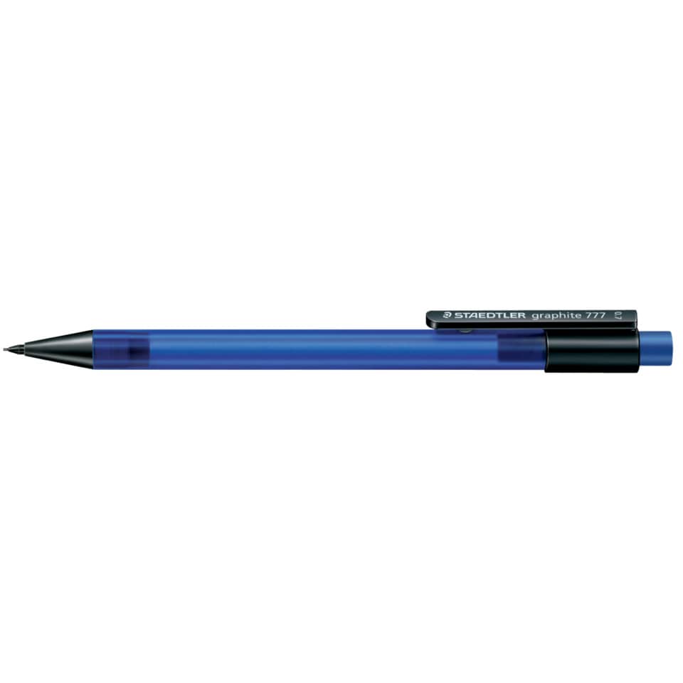 Kugelschreiber, Blau, Kunststoffgehäuse, Clip, Druckbleistift?