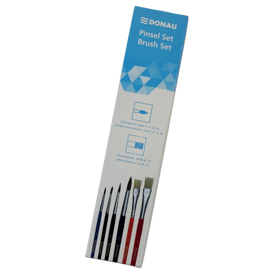 Pinselset, Pinselset, Kunstpinsel, Malkasten, Pinselkollektion
