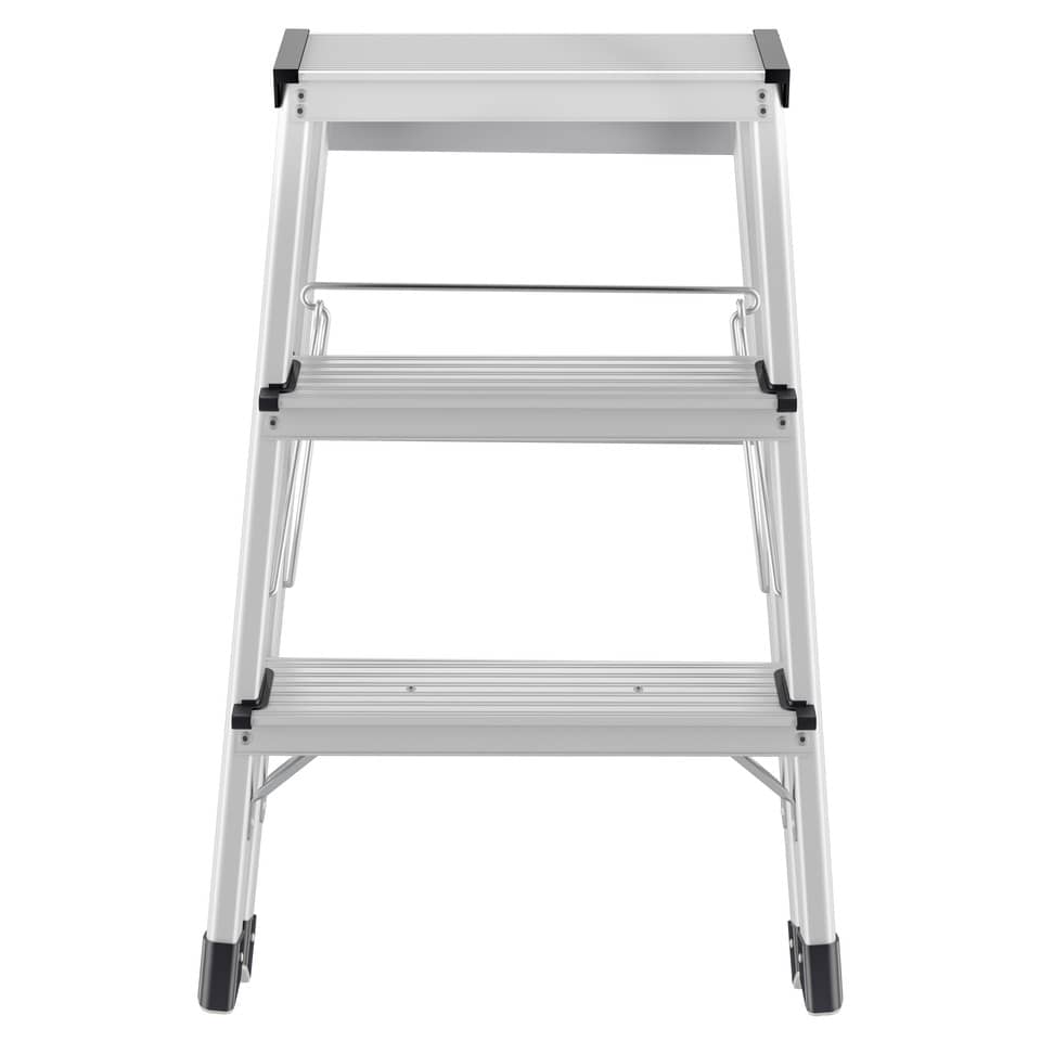 Leiter, Stepstool, Aluminiumstufenleiter, klappbar, stabiles Gerüst, antirutschfüße