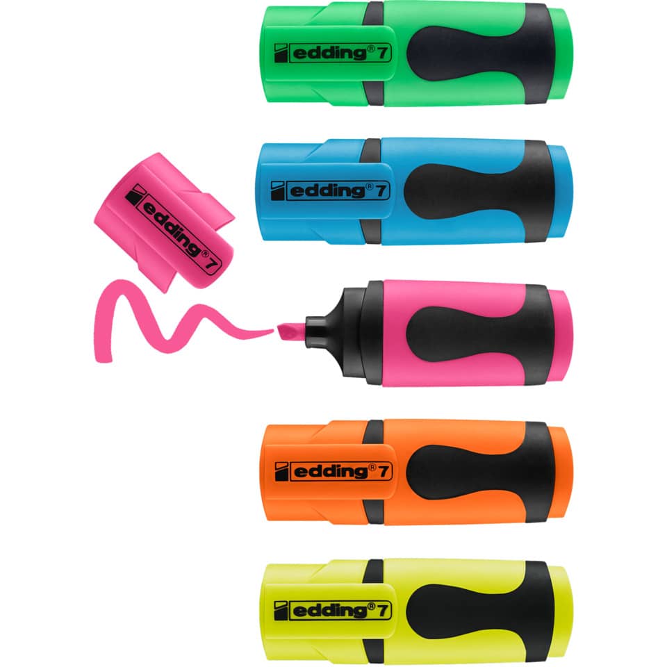 Marker, Highlighter, Neon, Caped, Twist