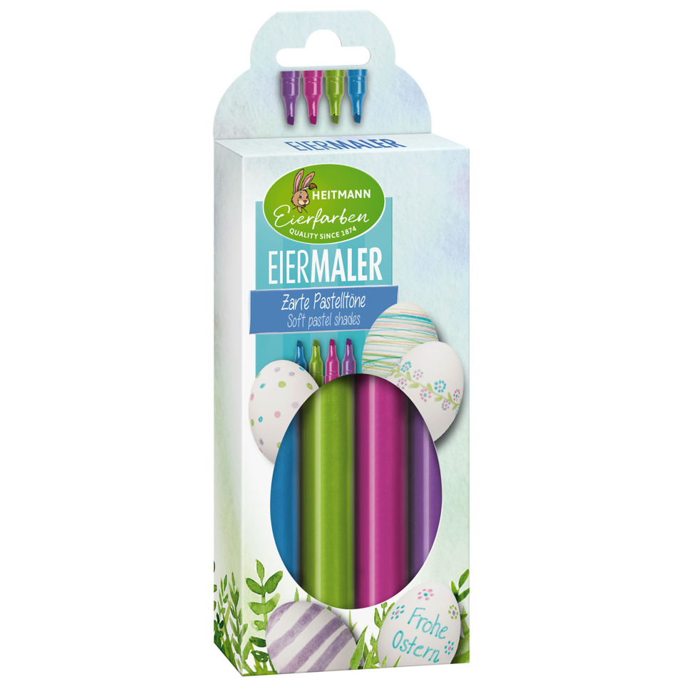 Eierfarben, Pastellfarben, Eierbemalung, Malfarben, Osterdekoration