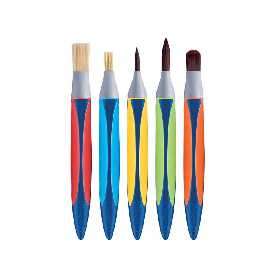 Pinsel-Set, Acrylpinsel, Pinselspitzen, Mehrfarbig, Kunstbedarf