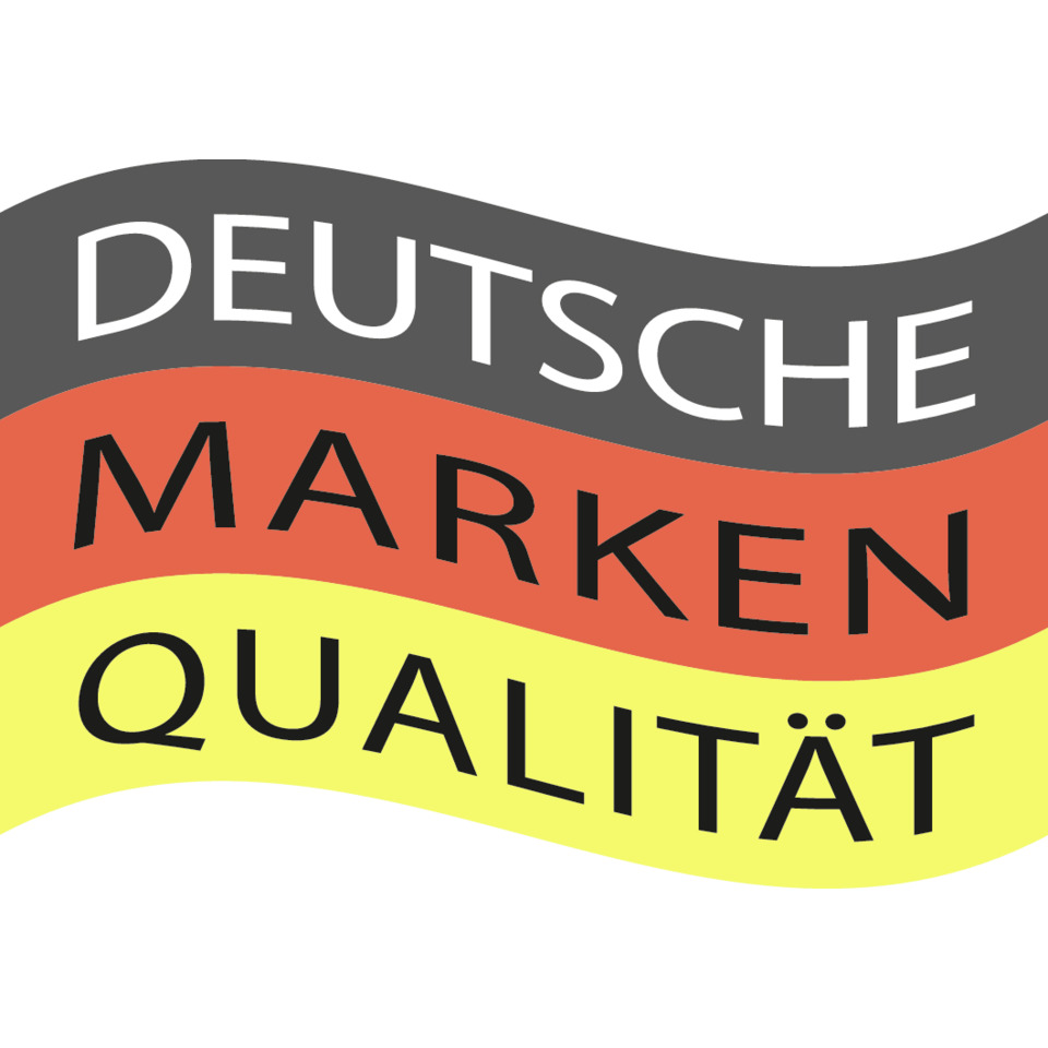 deutsche markenqualität, qualität, branding, logo, wellenfarben
