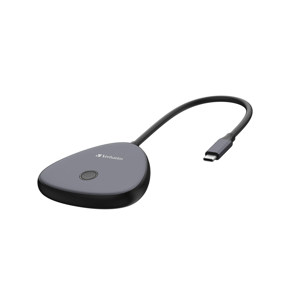 USB-C Mikrofon, Sprachaufnahme, USB-Hub, Adapter Dongle, Verbatim Zubehör