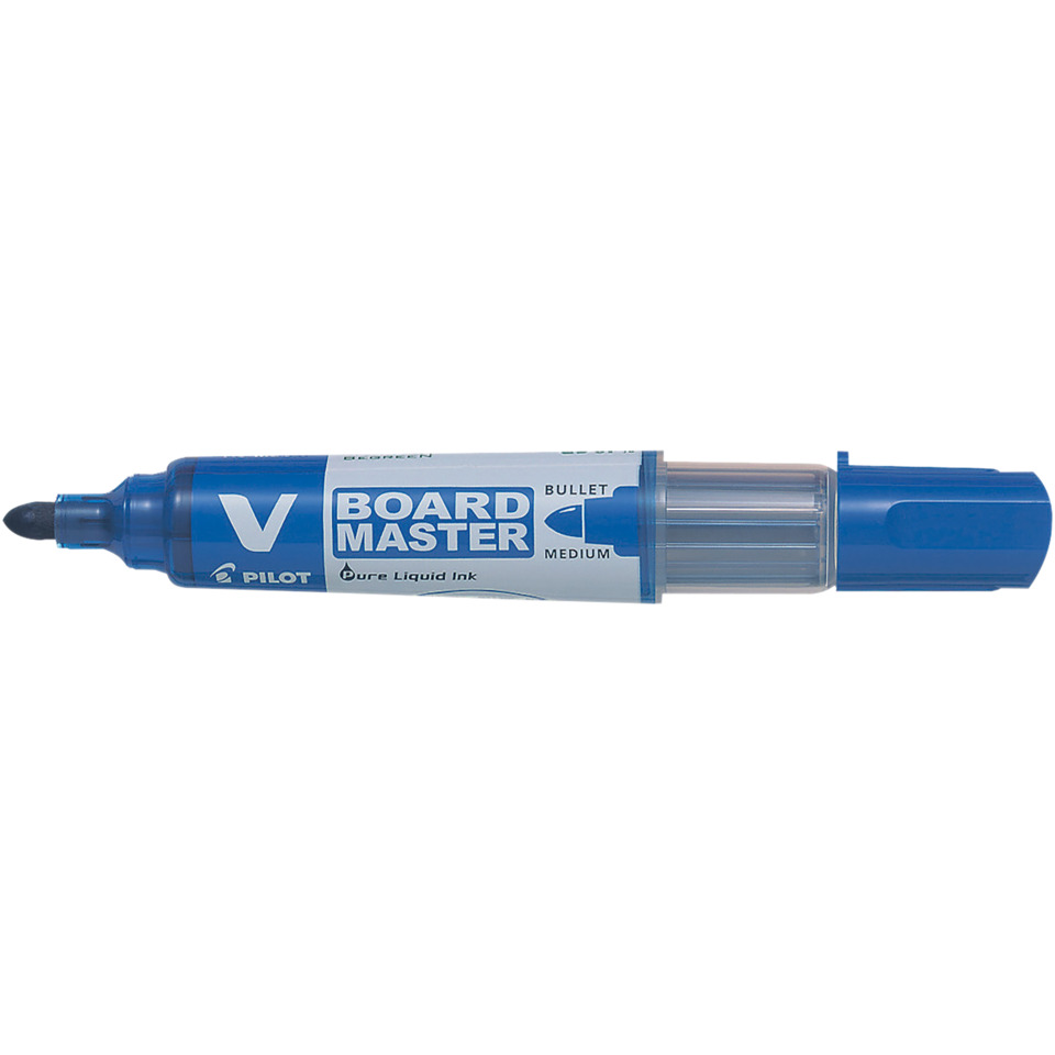Filzstift, Whiteboard-Marker, Bullet Tip, Medium Tip, Blau