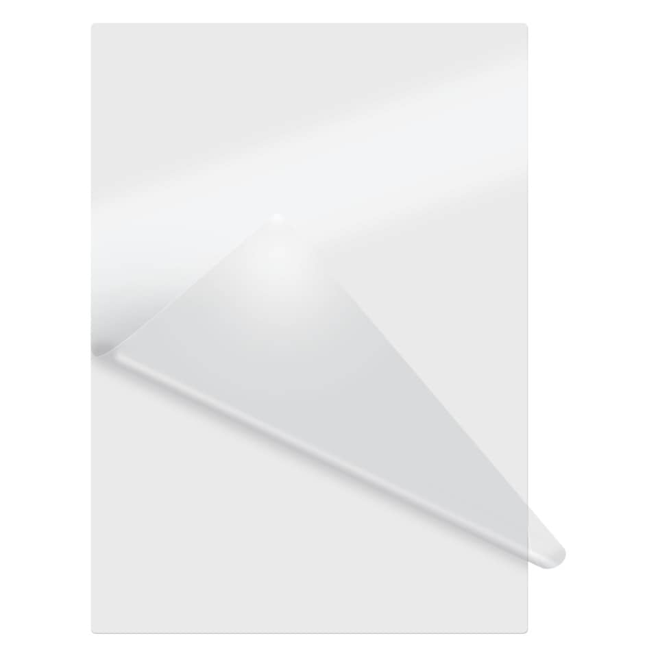Lernmaterial, transparentes Blatt, Überlage, Blattset, weißer Kunststoff