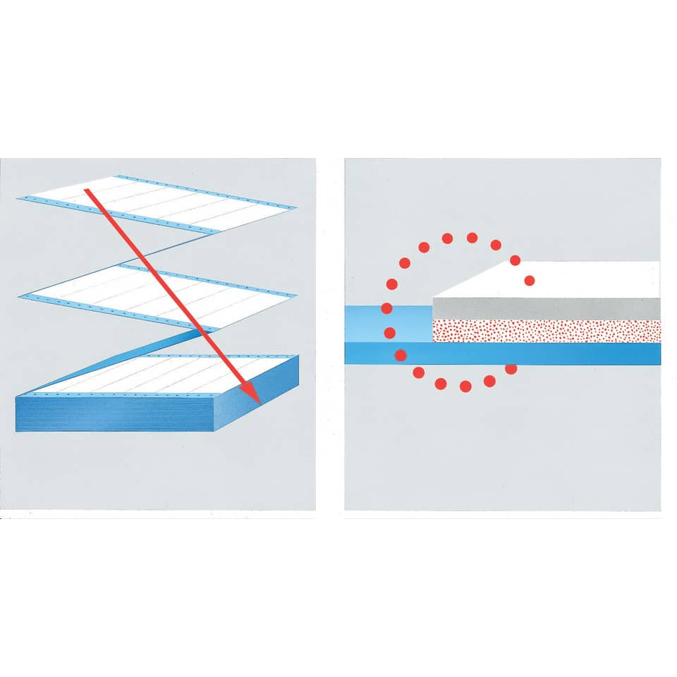 Filtersystem, Schichten-Schichten, Schneidplatte, Konstruktion, Anleitungsillustration