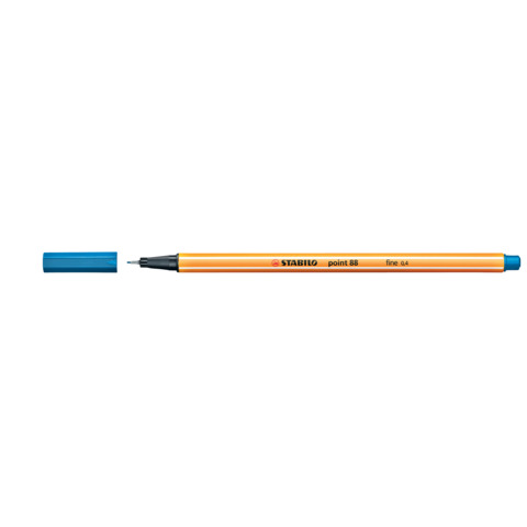 Fineliner point 88®, 0,4 mm, mittelblau STABILO 88/32