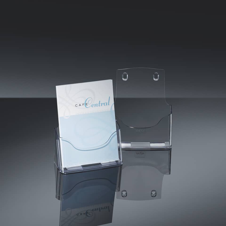 Ablagehalter, Visitenkartenhalter, Schreibtischorganizer, Kartenhalter, Transparenter Halter