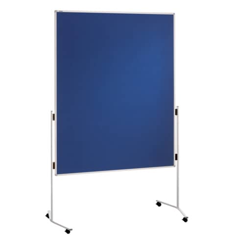 Moderatorentafel ECO, klappbar, Filz/Filz, Aluminium, 1200x1500 mm, blau FRANKEN ECO-UMTFG03R