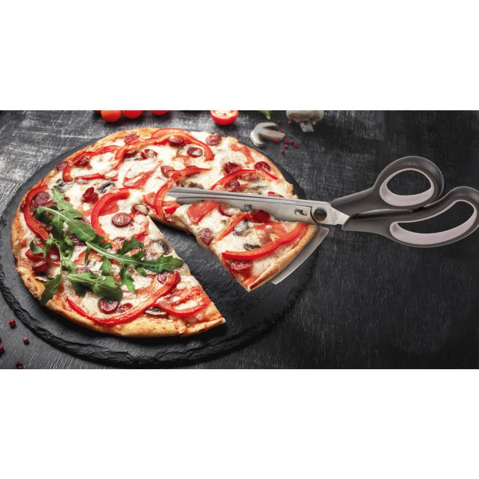 Utensil für die Küche, Zangen, Schere, Essen, Pizza