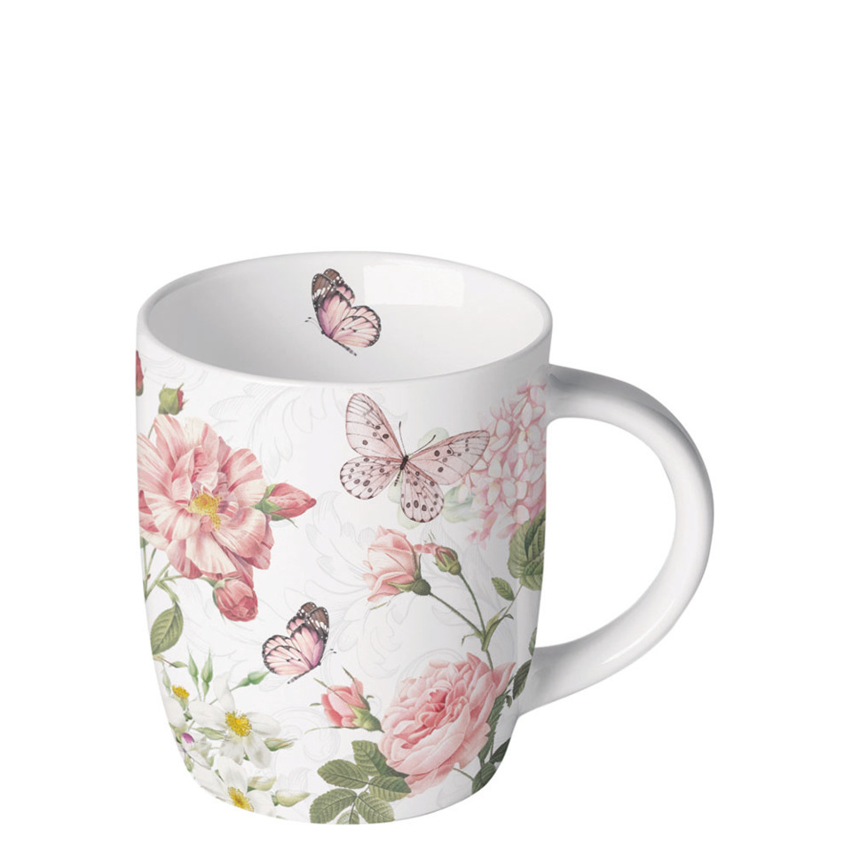 Pokal, Porzellan, Töpferei, Pflanze, Rose