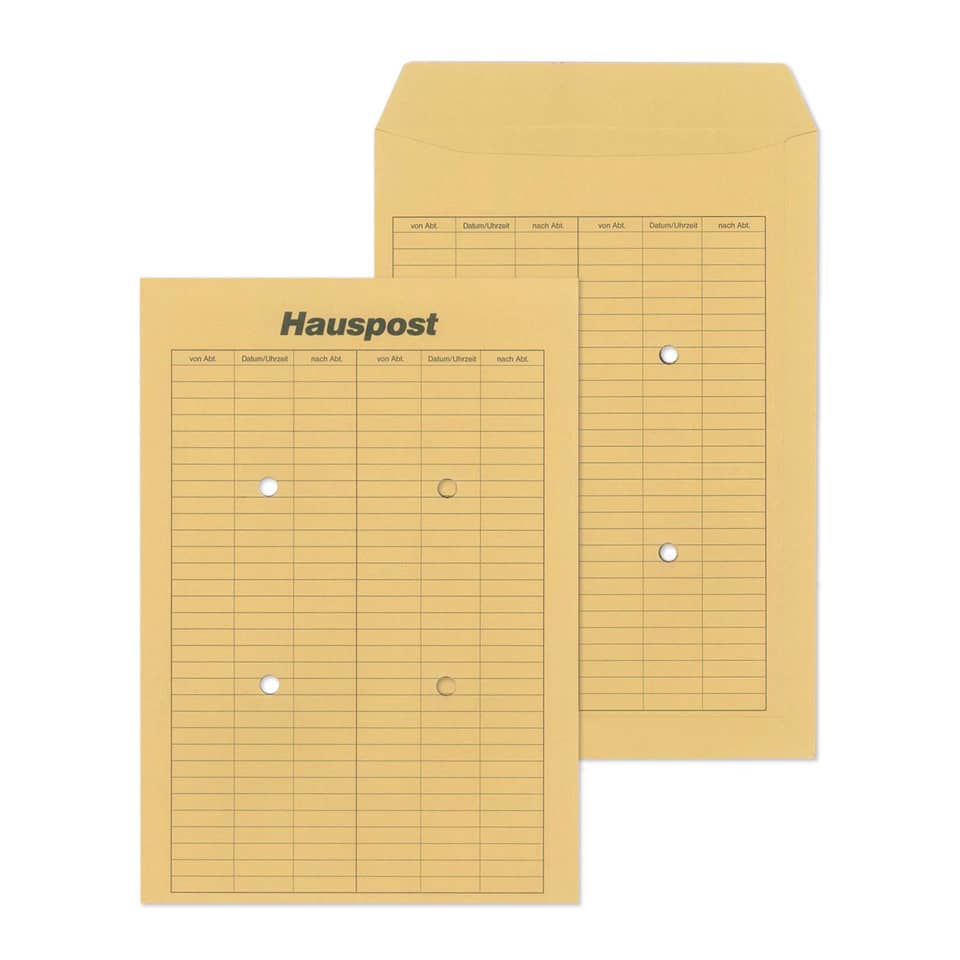 Hauspost, Umschläge, Blatt Papier, Posttaschen, Klemmbögen