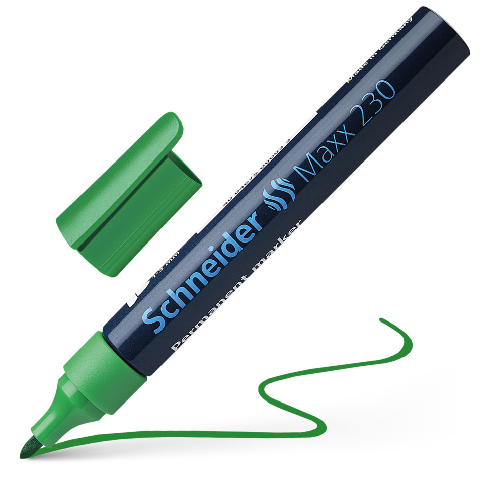 Marker, Permanent marker, Green, Fine tip, Line drawing