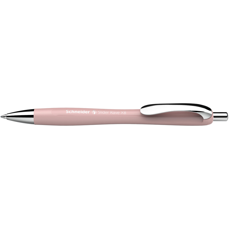 Kugelschreiber, rosa Farbe, Metallclip, Schreibgerät, Glanzfinish