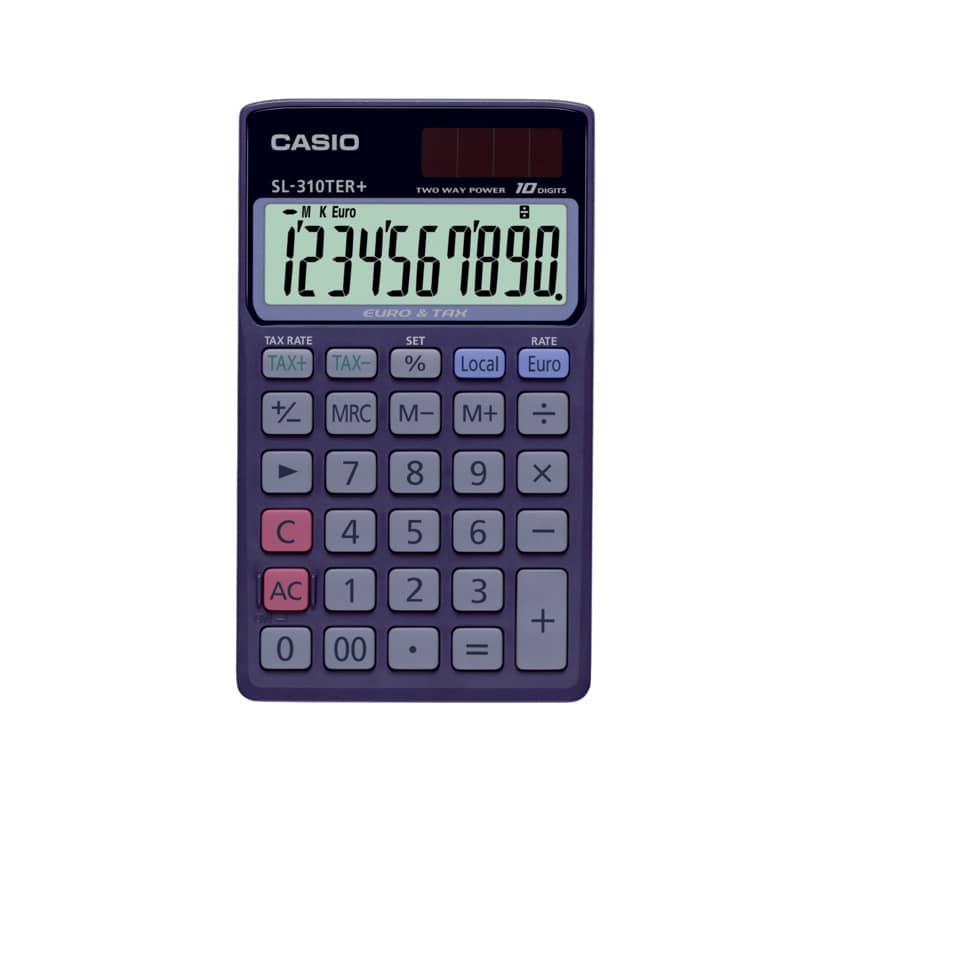 Taschenrechner, Casio, 9-stellig, Wissenschaftlicher Taschenrechner, Batteriebetrieben