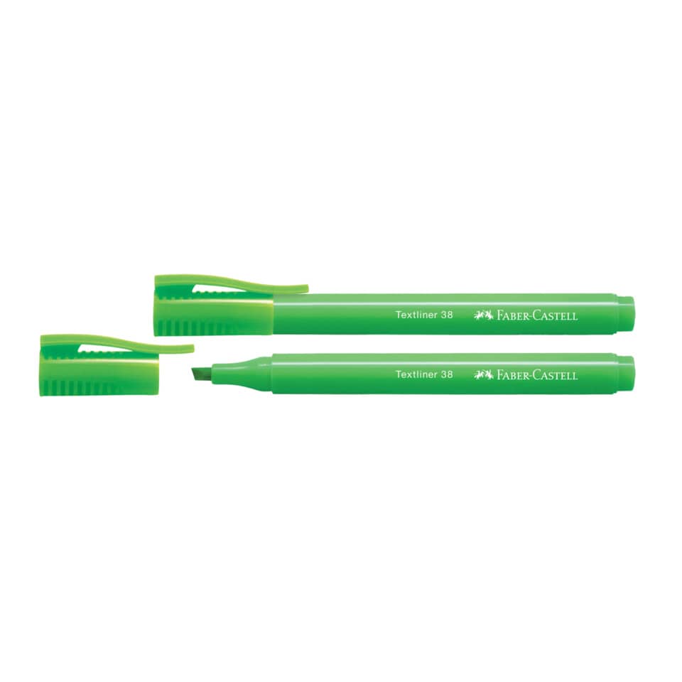 Textmarker, Marker, Grün, Doppelspitze, Faber-Castell