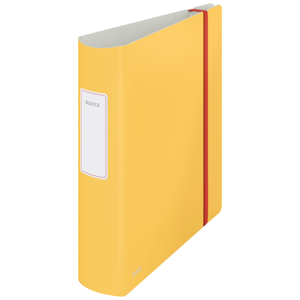 Ordner, Notizbuch, Klemmband, Gelb, Gummiband