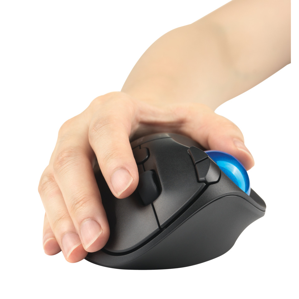 drahtlose-maus, ergonomisch, handgriff, schwarz, scrollrad