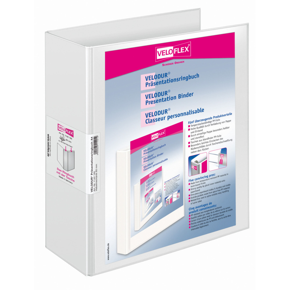 Präsentationsordner, Binder, A4, Farbkombination, PVC-Ordner