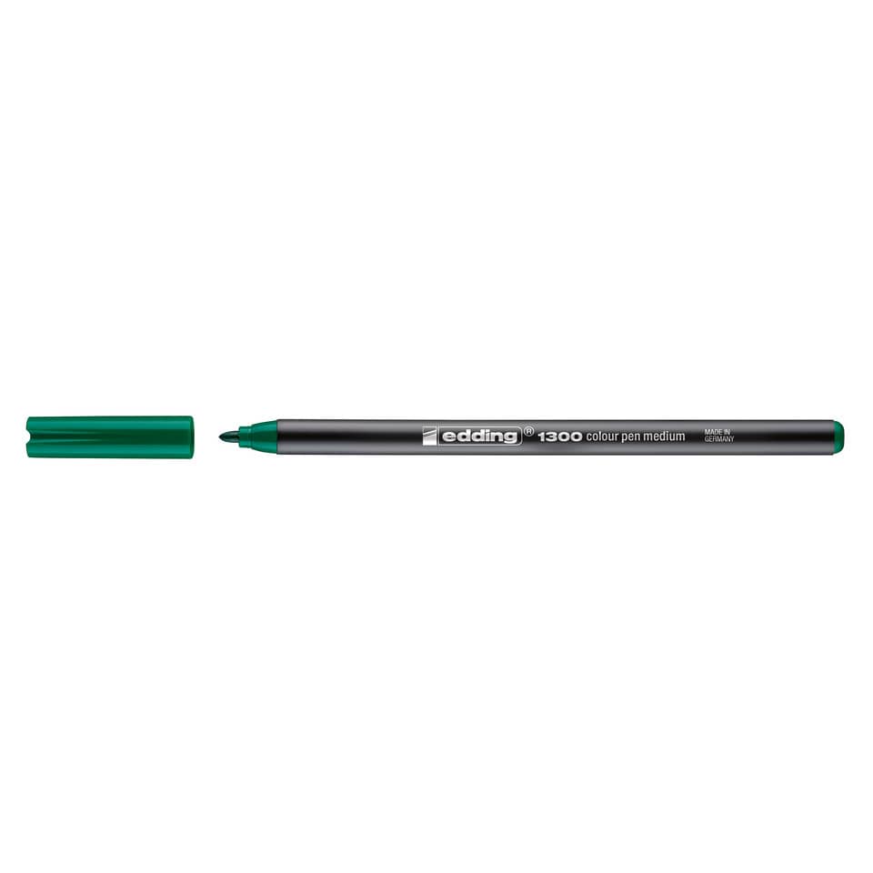 Faserschreiber 1300, 2mm, Rundspitze, grün EDDING 41300004
