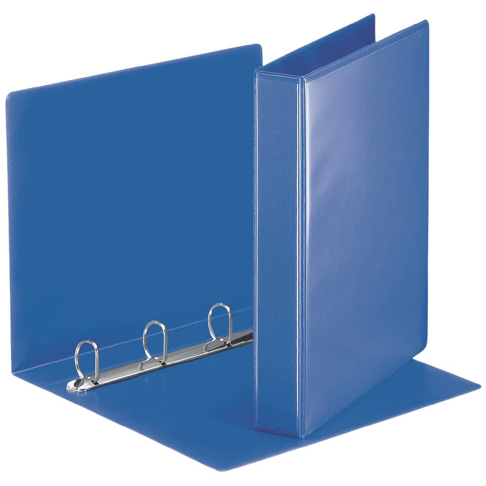 Ordner, 3-Ring, Binder, Blau, Ringmechanik