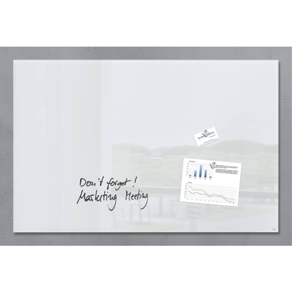 Whiteboard, Notizen, Diagramme, Büro-Board, Glasboard
