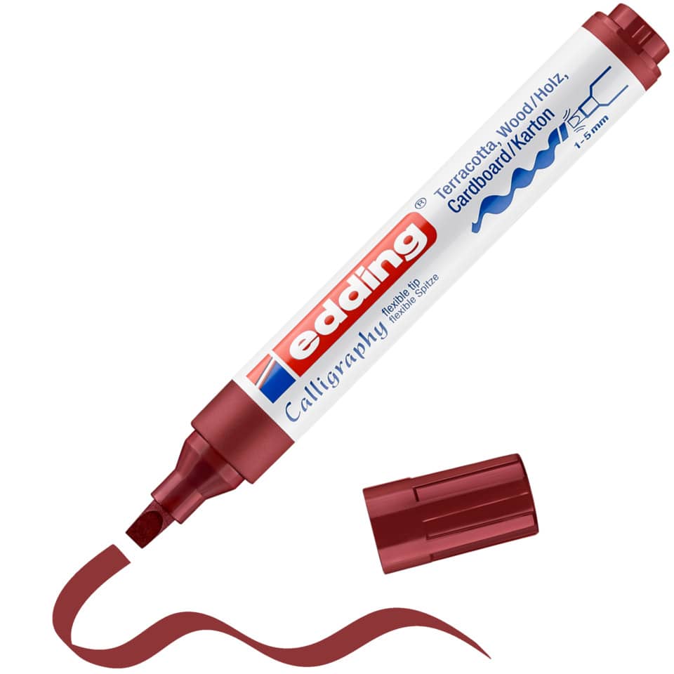 Kunstmarker, Caligraphic Marker, Rotmarker, Korrekturmarker, Documentation Tool