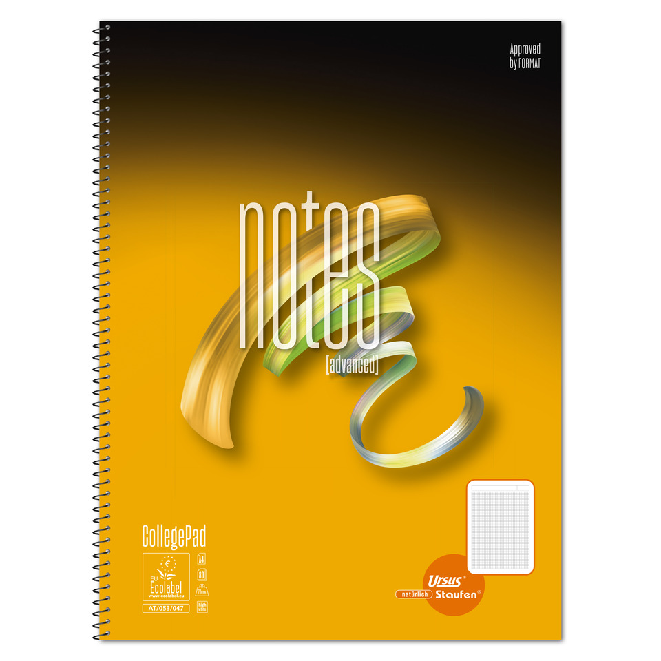 notebook, spiral_bound, orange_gradient, notes, cover_design