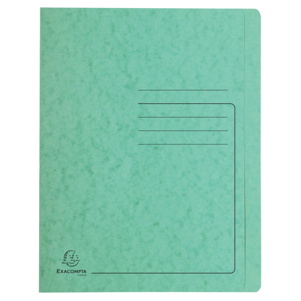 notebook, grün, Pappumschlag, linien, Exacompta