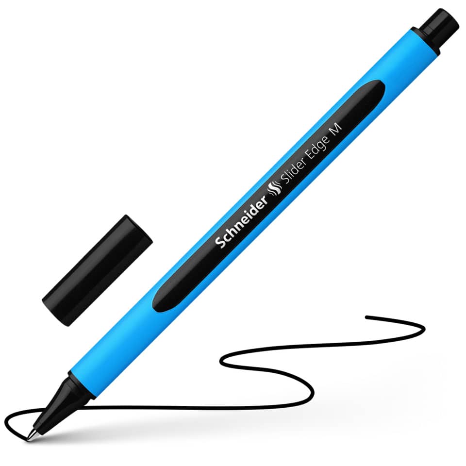 Stift, Marker, Kugelschreiber, Schneider Slider Edge M, Blue pen