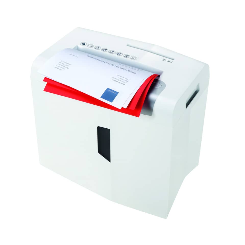 Papierkorg, Papierschredder, Drucker, Schreddern, Gerät mit Papierausgabe