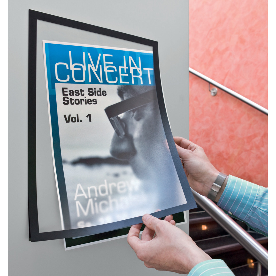 Poster, Druck, Rahmen, Brille, Mann