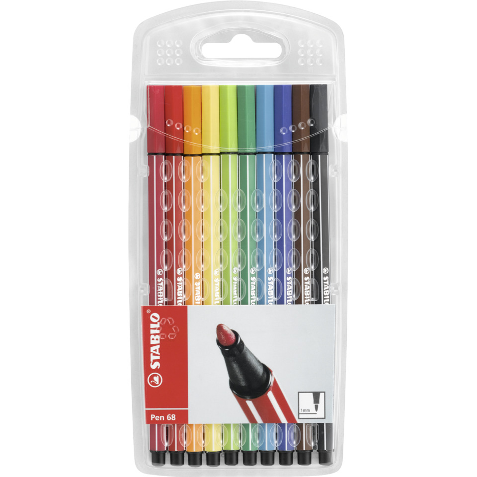 Filzstiftset, Marker, Stabilo, Farbenstifte, Farbset