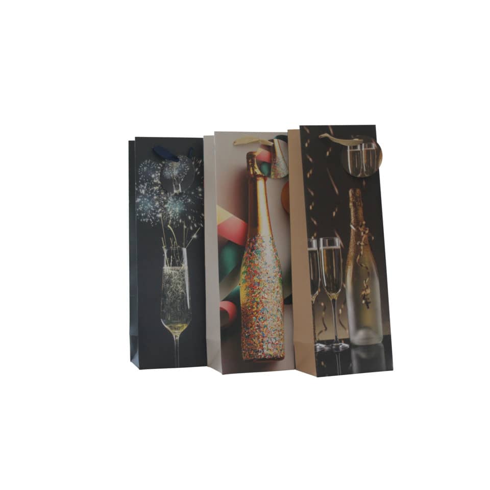 Flasche, Champagner, Geschenkbeutel, Partydekoration, Sektgläser