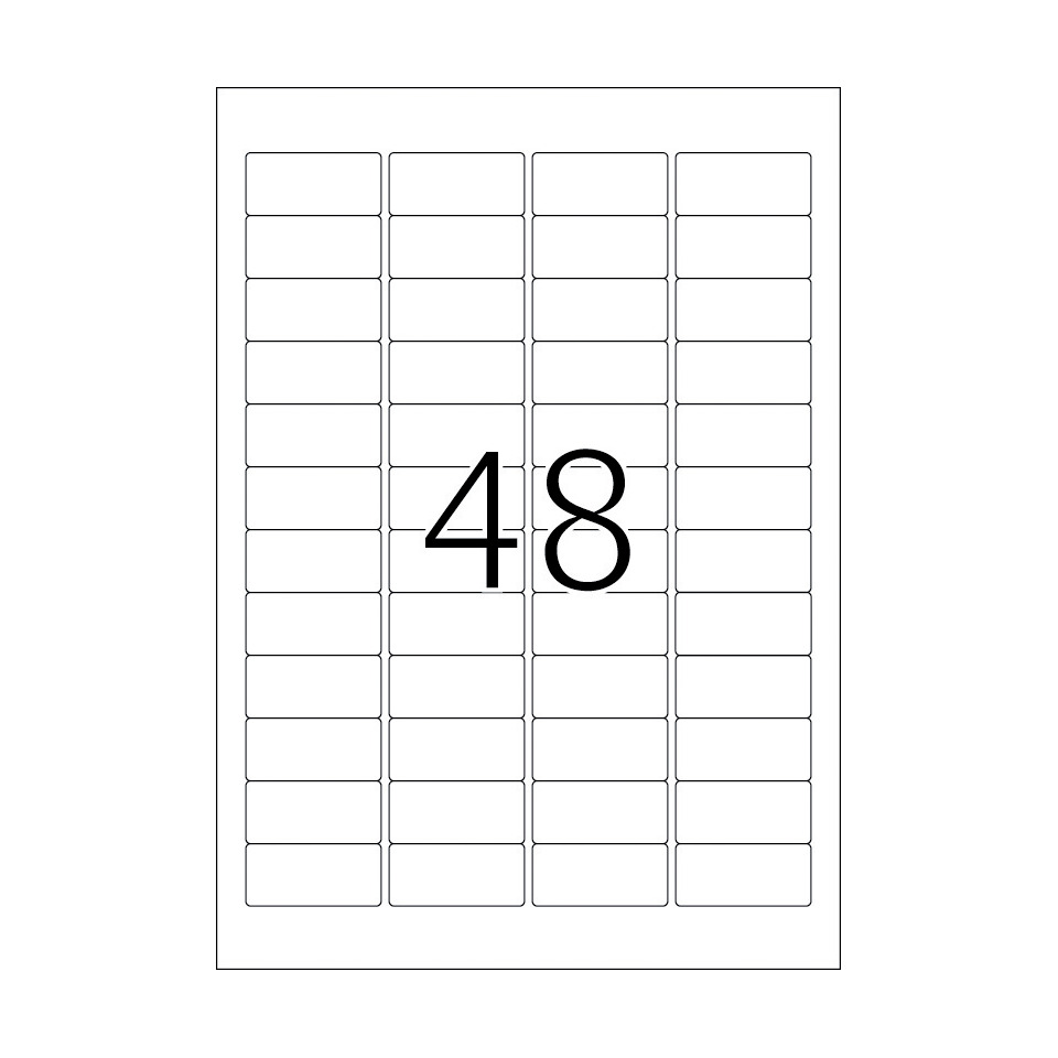 Blatt, Raster, Etiketten, Anordnung, 72-dpi