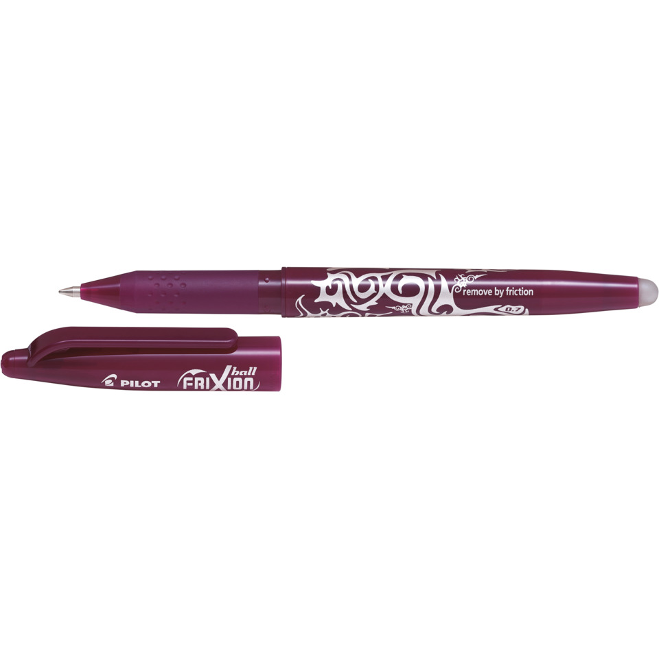 Kugelstift, Pen, Stift, Farbton-Lila, Gummi-Dreik