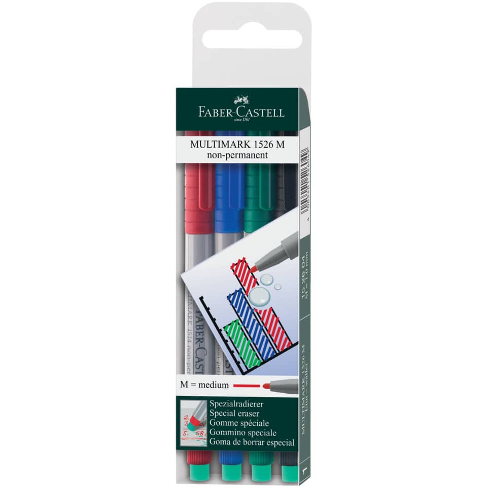 Multimarker, Permanenter Marker, Bunt gemischt, Feine Spitze, Ergonomische Deckel