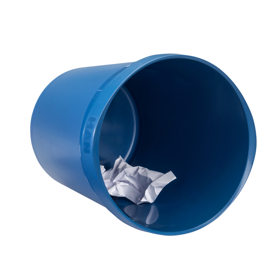 Mülleimer, Abfallbehälter, Bucket, Blauer Mülleimer, Küchenbehälter