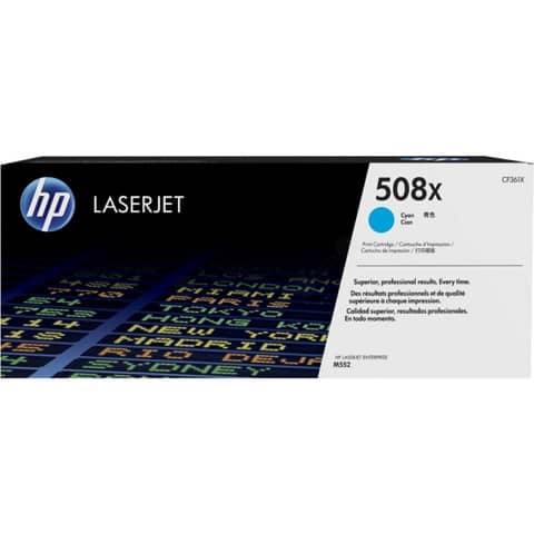 Lasertoner Nr. 508X cyan HP CF361X