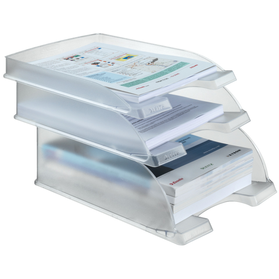 Schreibtisch-Organizer, Ablagekorb, 3-Schicht-Ordner, Transparenter Organizer, Dokumentenablage
