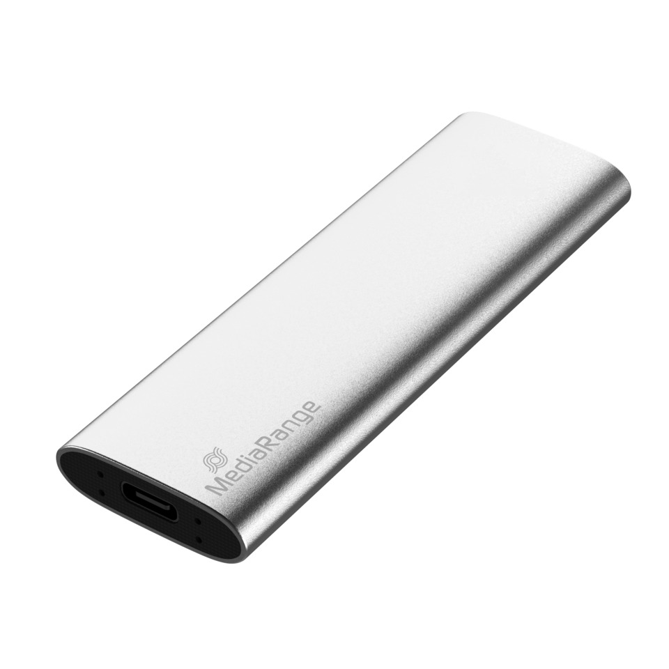 externes Speichermedium, USB-C Speicher, Metallgehäuse, Portabler Speicher, SSD-Adapter