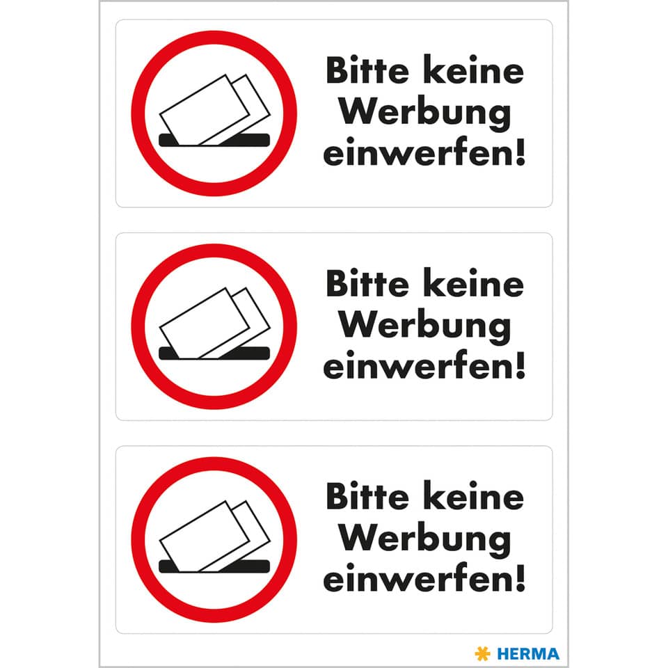 kein Werbung, Warnzeichen, LogoBereich, Kartenblatt, ganze Seite wiederholt