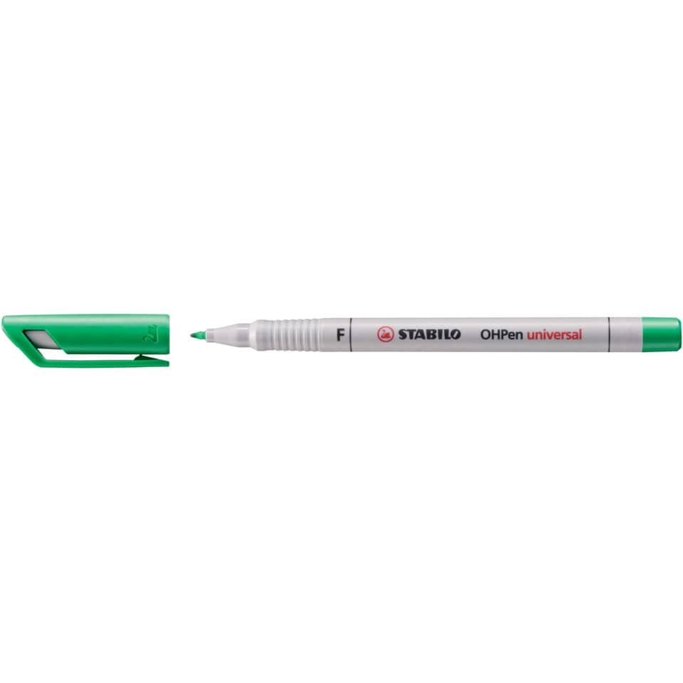 Marker, Permanentmarker, Grün, Feinspitze, OHOpen universal