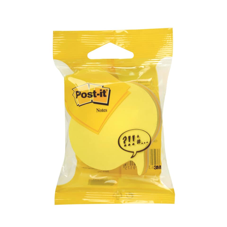 Post-itNotizen, Notizen, Klebezettel, rund, gelb