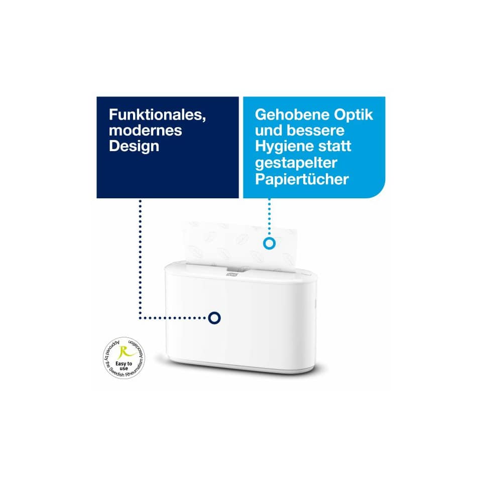 Papierspender, Schreibtischgerät, Hygienespender, Tischgerät, Papierhandtuchspender
